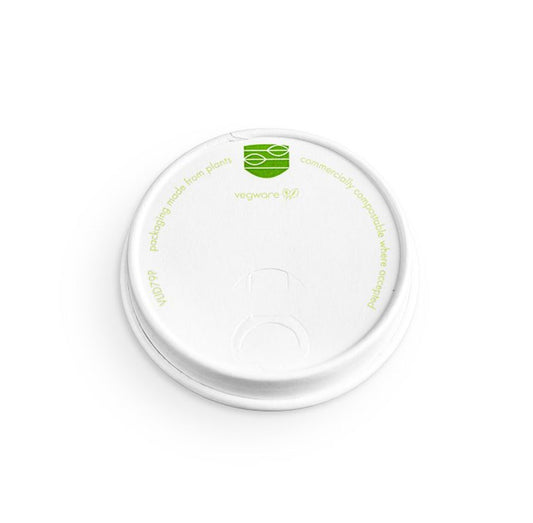Vegware Paper Hot Cup Lid - Box of 1000