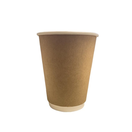 Kraft Double Wall Paper Cup - Box of 500