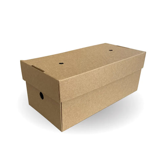 Premium Kraft Large Burger Box - Pack of 100