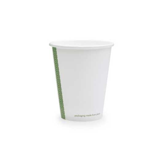 Vegware White Single Wall Cup – Box of 1000