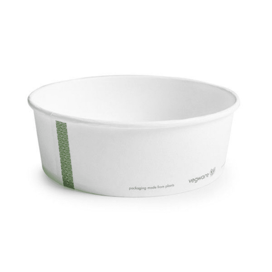 Compostable PLA-Lined Paper Food Bowl - Pack of 300