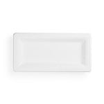 Vegware 10 x 5in Bagasse Rectangle Plate - Pack of 500
