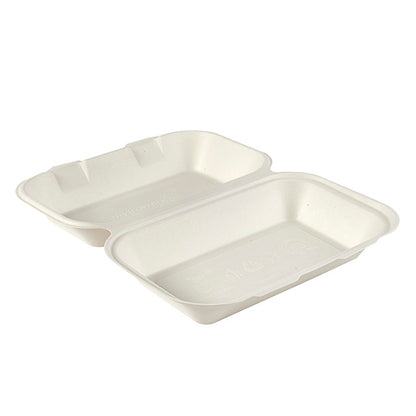 Rectangle Bagasse Clamshells