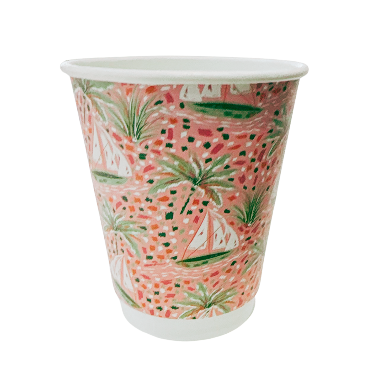 8oz Summer Design Takeaway Coffee Cups - Box of 500