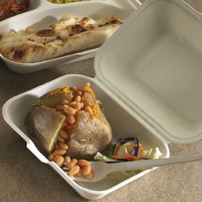 Rectangle Bagasse Clamshells